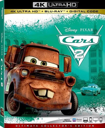 Постер к фильму Тачки 2 / Cars 2 (2011) UHD BDRemux 2160p от селезень | 4K | HDR | Лицензия