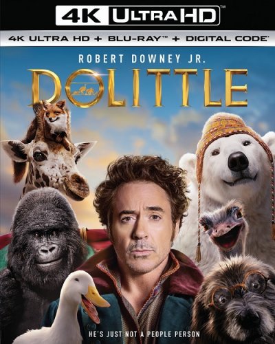 Удивительное путешествие доктора Дулиттла / Dolittle (2020) UHD BDRemux 2160p от селезень | 4K | HDR | Dolby Vision | D, P | Лицензия