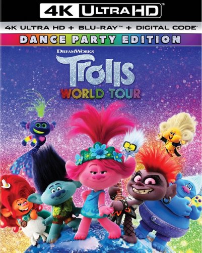 Постер к фильму Тролли. Мировой тур / Trolls World Tour (2020) UHD BDRemux 2160p от селезень | 4K | HDR | Dolby Vision | iTunes