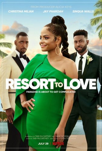Постер к фильму От любви не убежишь / Resort to Love (2021) WEB-DL 1080p от селезень | Netflix