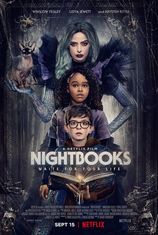 Постер к Ночные тетради / Nightbooks (2021) WEB-DL 1080p от селезень | Netflix