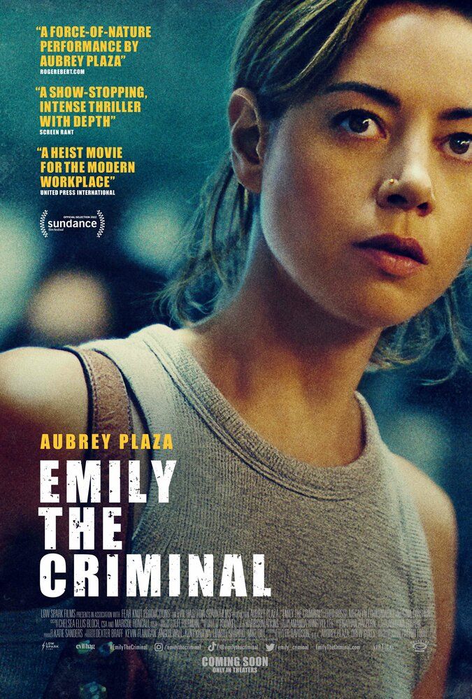Постер к фильму Преступница Эмили / Emily the Criminal (2022) BDRemux 1080p от селезень | P, A