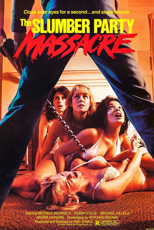 Постер к фильму Кровавая вечеринка / The Slumber Party Massacre (1982) UHD BDRemux 2160p от селезень | 4K | HDR | Dolby Vision Profile 8 | A