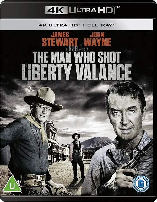 Постер к фильму Человек, который застрелил Либерти Вэланса / The Man Who Shot Liberty Valance (1962) UHD BDRemux 2160p от селезень | 4K | HDR | Dolby Vision | A