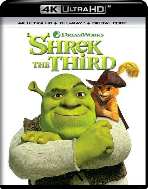 Постер к фильму Шрэк Третий / Shrek the Third (2007) UHD BDRemux 2160p от селезень | 4K | HDR | D | Лицензия