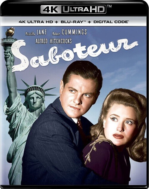 Постер к фильму Диверсант / Saboteur (1942) UHD BDRemux 2160p от селезень | 4K | HDR | D